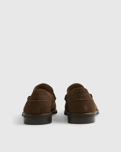Brown Suede Loafers