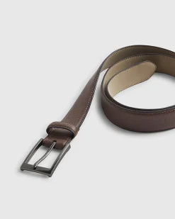 Brown Textured Belt