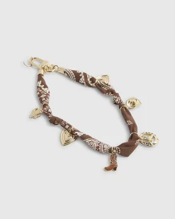 Brown Western Charm Phone Chain