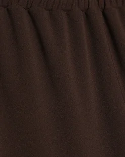 Brown Wide Leg Trousers