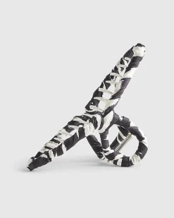 Brown Zebra Print Hair Claw Clip