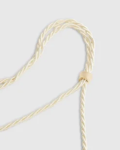 Cream Cord Ammonite Shell Necklace