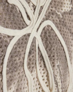 Cream Crochet Polo Shirt