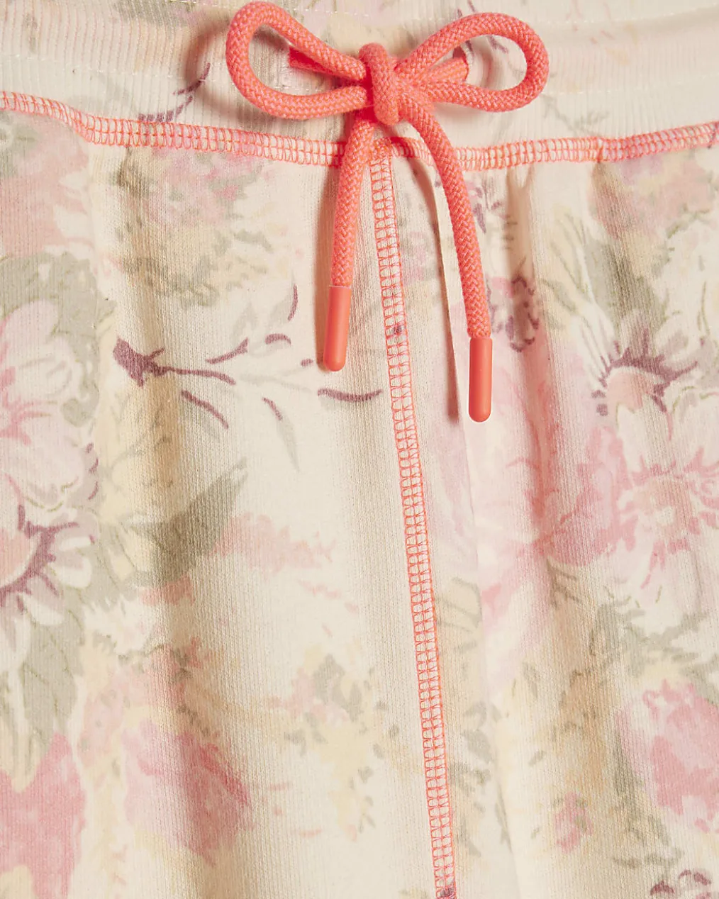 Cream Floral Joggers
