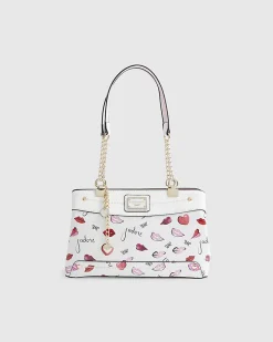 Cream J'adore Chain Handle Shoulder Bag