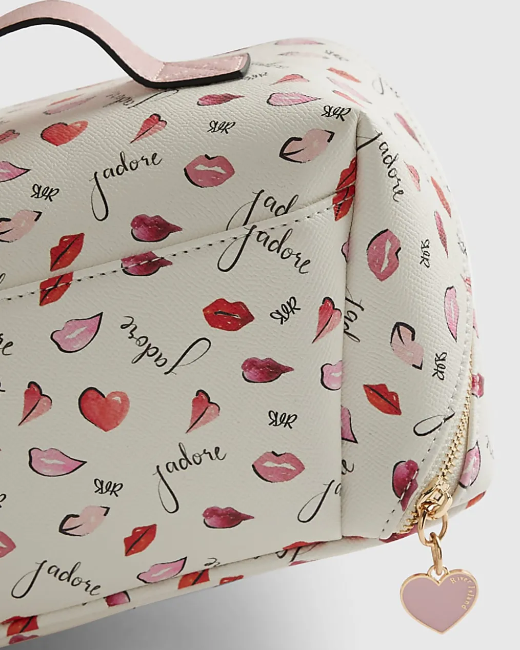 Cream J'adore Makeup Bag