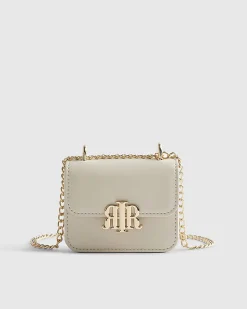 Cream Mini Satchel Purse