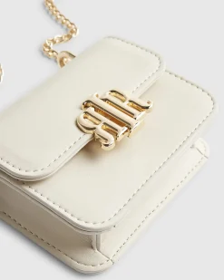 Cream Mini Satchel Purse