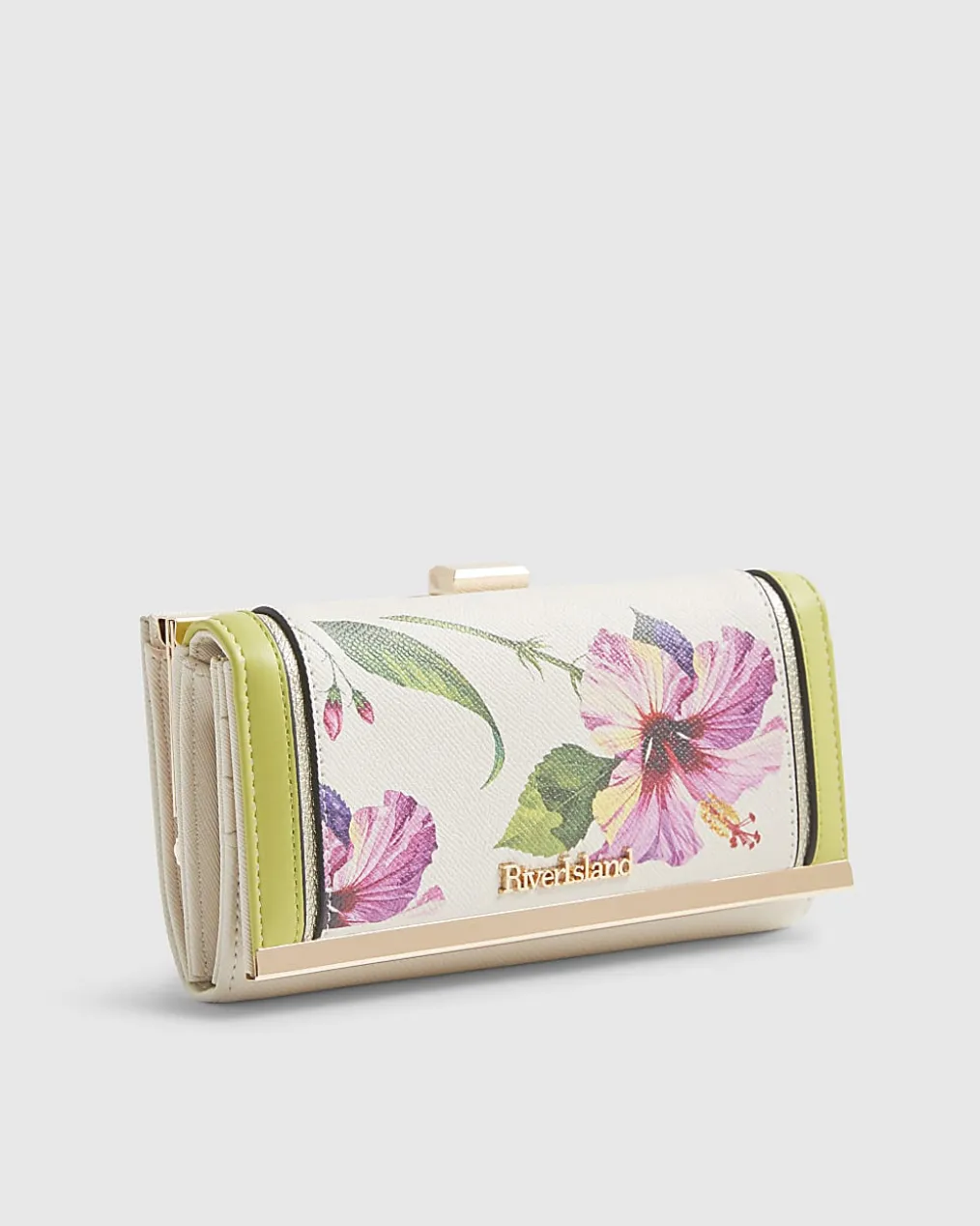 Cream Neon Pop Orchid Purse