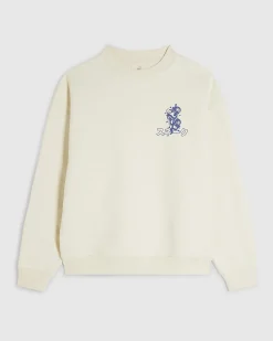 Cream Oversized Far East Japanese Sweatshirt