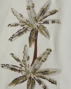 Cream Palm Tree Shorts