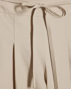 Cream Poplin Culottes