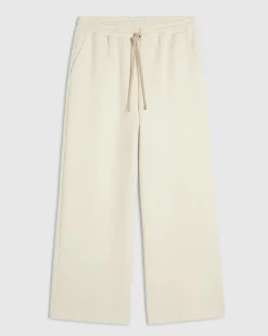 Cream Premium Jersey Twill Joggers