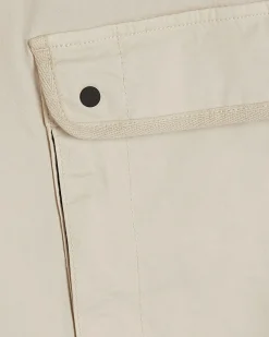 Cream Regular Fit Cargo Trousers