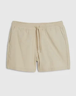 Cream Regular Fit Shorter Length Shorts