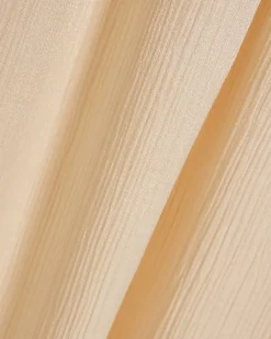 Cream Shimmer Balloon Leg Trousers