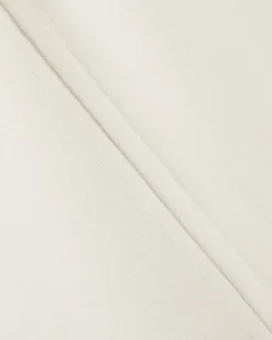 Cream Short Sleeve Tie Back Seamed Top