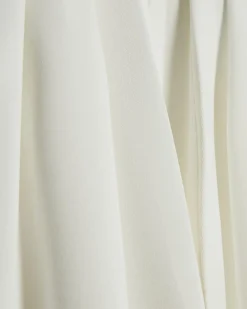 Cream Sleeveless Halter Neck Blouse