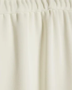 Cream Wide Leg Trousers