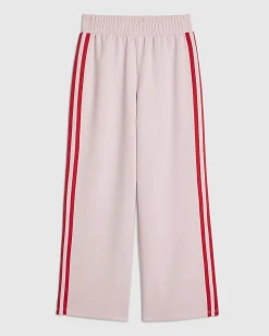 Girls Pink Side Stripe Joggers