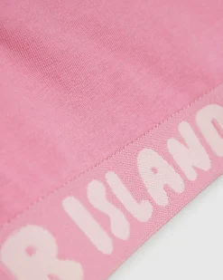 Girls Pink Strappy Pack Of 3 Crop Tops
