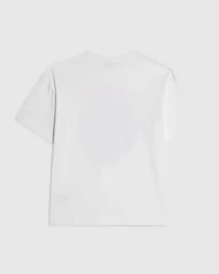 Girls White Leopard Smile T-Shirt