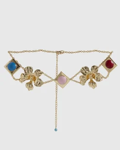 Gold Del Maar Chain Charm Belt