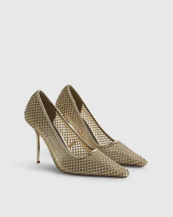 Gold Embellished Court Heels