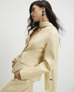 Gold Fringe Scarf