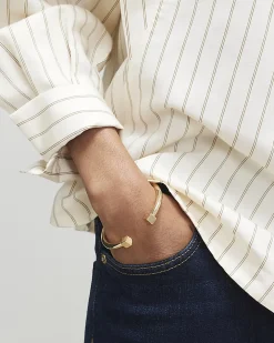 Gold Hinged Bangle