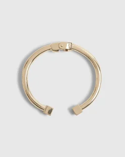 Gold Hinged Bangle