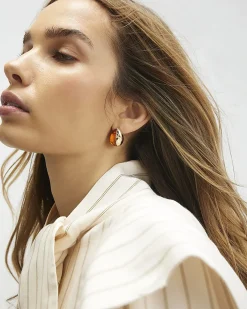 Gold Mixed Stud Pack Of 3 Earrings