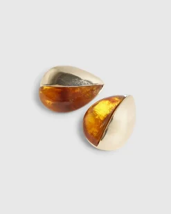 Gold Mixed Stud Pack Of 3 Earrings