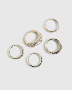 Gold Rings Multipack