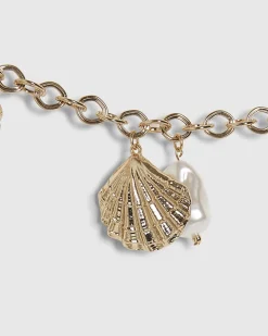 Gold Shell Coin Chain Belt