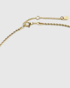 Gold Stainless Steel Starfish Necklace