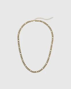 Gold Steel Chain Necklace