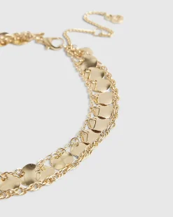 Gold Toe Ring Anklet Chain