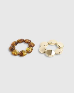 Gold Tort Stretch Bracelet Pack