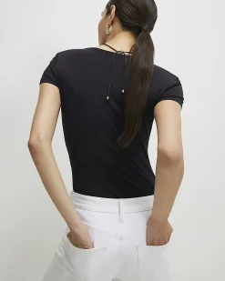 Green and Black Scoop Neck Bodysuit 2 Pack