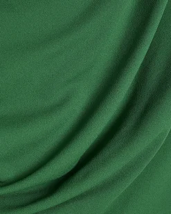 Green Asymmetric Drape Jumpsuit