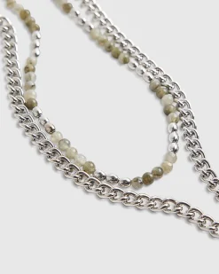Green Beaded Necklace