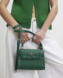 Green Clover Mini Tote Bag