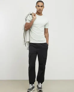 Green Essential Muscle Fit Stretch T-Shirt