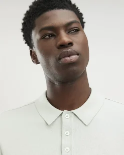 Green Essential Slim Fit Knitted Polo Shirt