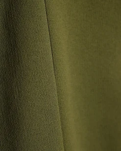 Green Fitted Knit Sleeveless Top