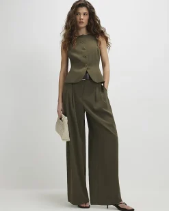 Green Fitted Waistcoat