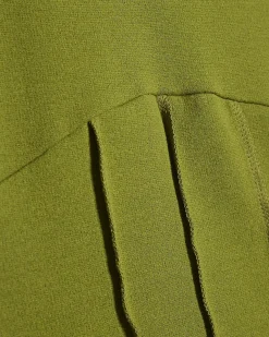 Green High Neck Corset Top