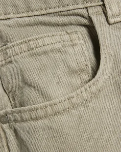 Green High Waisted Wide Flared Leg Jeans