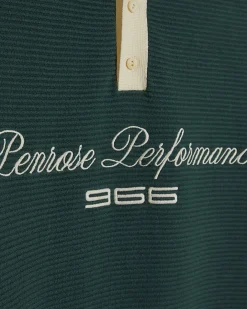 Green Knitted Short Sleeve Penrose Shirt